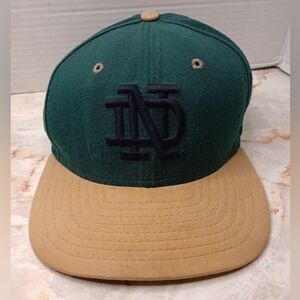 Vintage Made In USA Notre Dame Snapback New Era